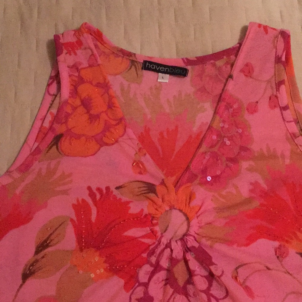 Super cute pink tank!